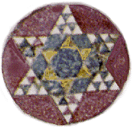 Star of David in the Church of San Cataldo, Palermo.