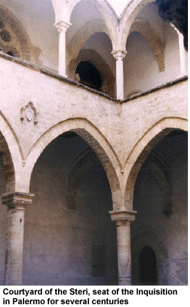 Seat of the inquisition in Palermo.