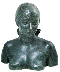 Paola, Bronze, 50 centimeters high.
