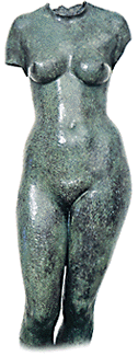Female Torso, 1967, 119 centimeters.