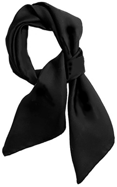 Basic black scarf
