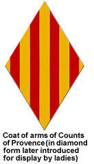 Coat of arms of Raymond of Provence.