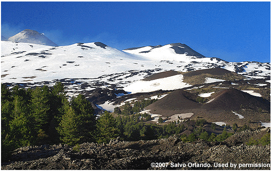 Southern slope of Etna.
