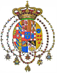 Two 
Sicilies coat of arms.