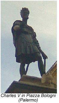 Charles V in Piazza Bologni.