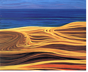 Mediterraneo, acrylic on canvas, 1999.