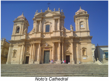Noto's cathedral.