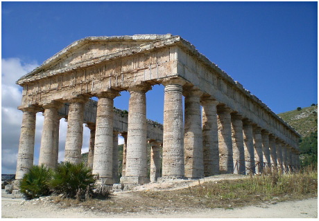 Segesta's temple.